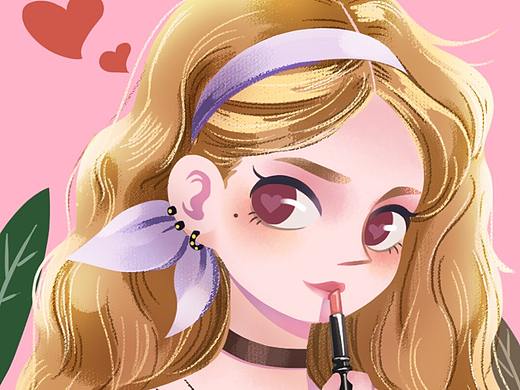 口红少女
