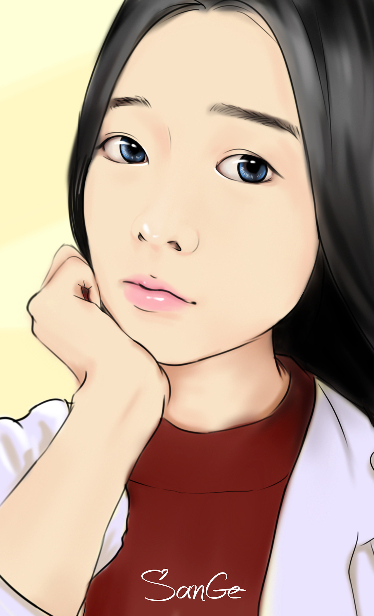 电脑手绘作品-喜欢可以看看