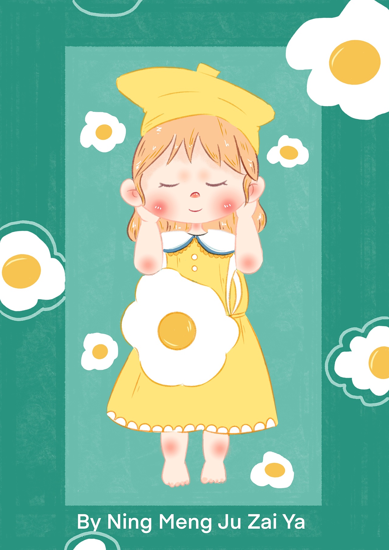 小厨娘|插画|儿童插画|柠檬橘仔 - 原创作品 - 站酷 (zcool)