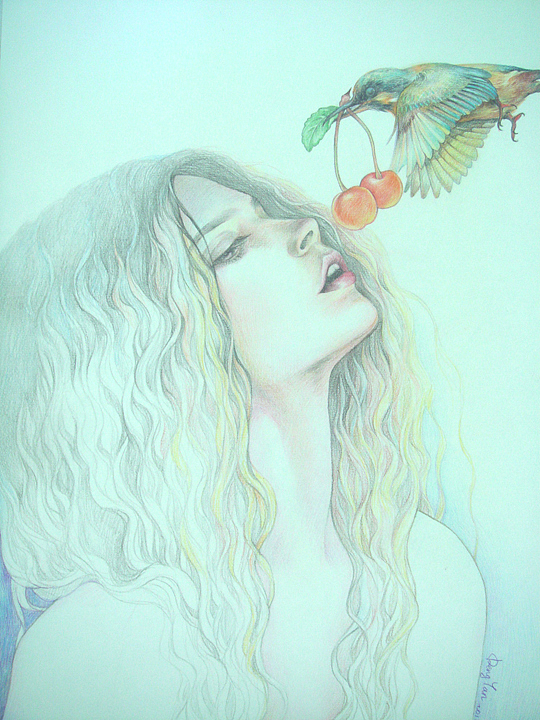 近期的一些彩铅画