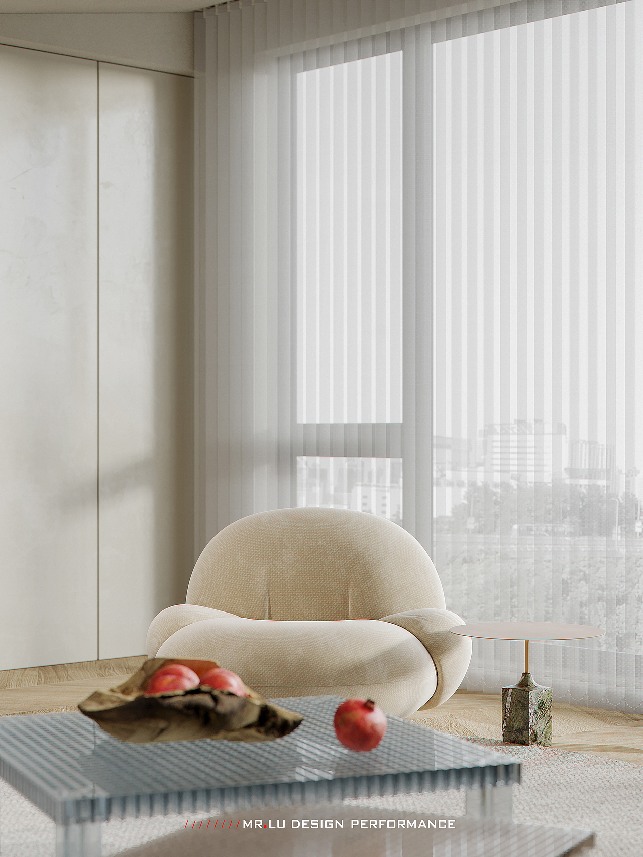 现代复古混搭风格效果图表现