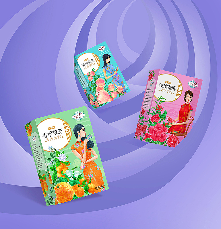花果茶包装设计（图ZMjAyMjU5NjIw） - 包装 - 站酷设计师子韦原创素材 - 站酷ZCOOL