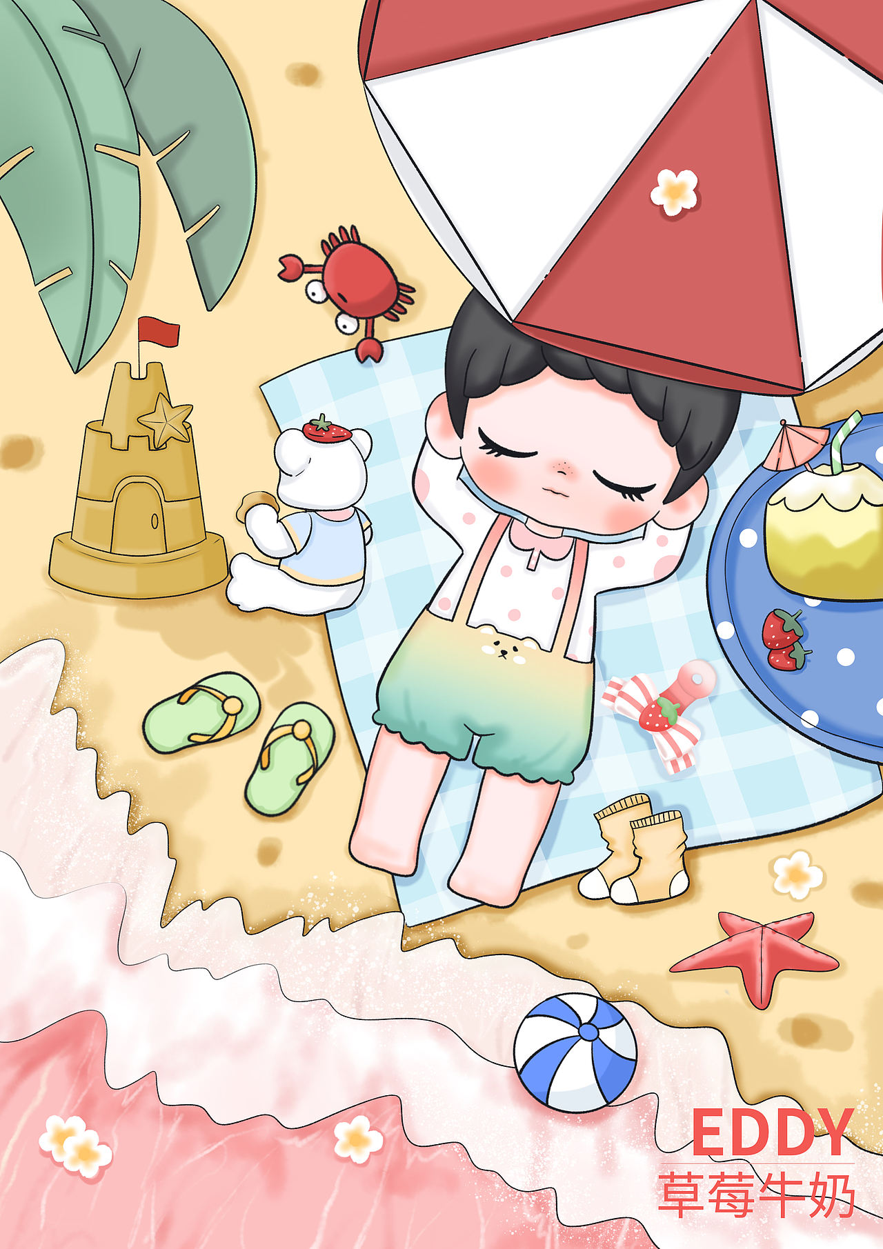 原创潮玩--小大人EDDY水果冰系列（图ZMjc4NTc5NzI4） - IP形象 - 站酷设计师21han原创素材 - 站酷ZCOOL