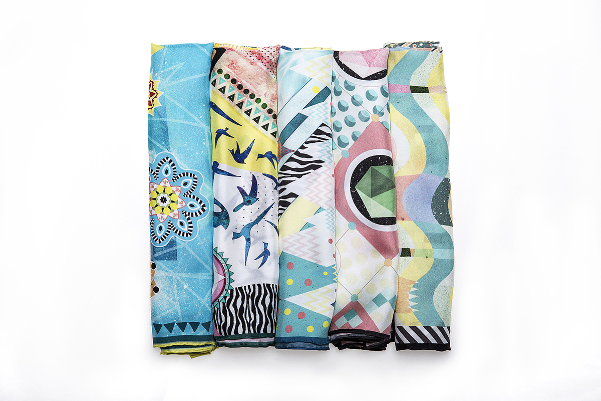 VEANADOO-Art scarf（图ZODUzNzM5NTY=） - 商业插画 - 站酷设计师SIWEIsosweet原创素材 - 站酷ZCOOL