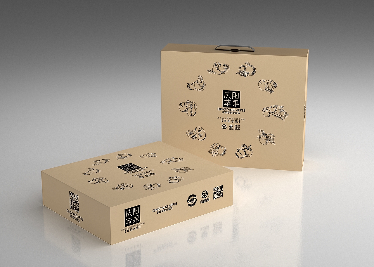 苹果手绘包装（图ZNjU4MTA3ODA=） - 包装 - 站酷设计师shenTT原创素材 - 站酷ZCOOL