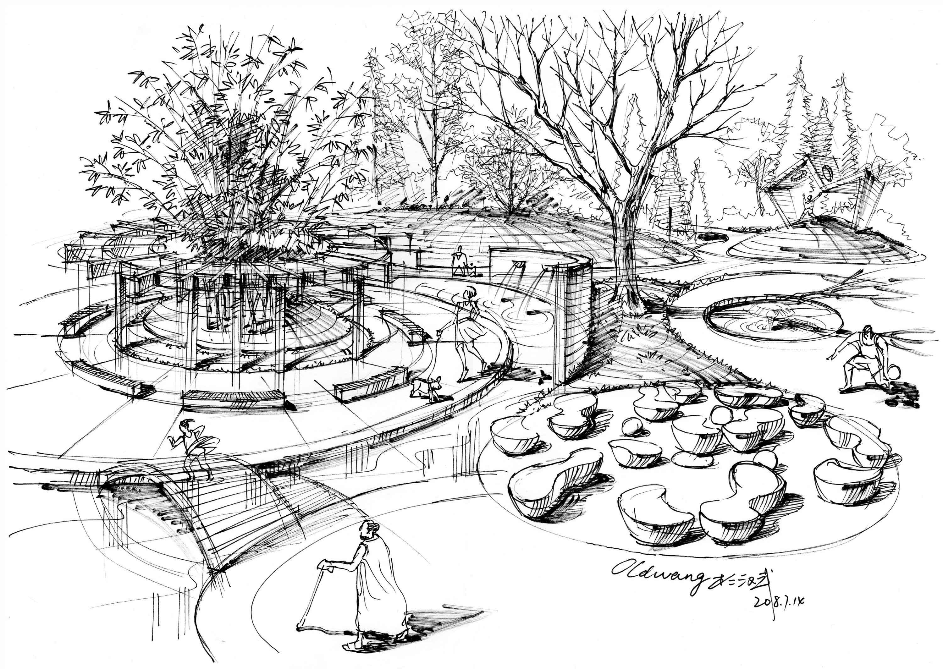 课堂设计手绘静态写生示范陆续更新……|纯艺术|绘画|手绘老师王大叔