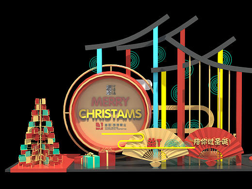 无锡小娄巷圣诞美陈