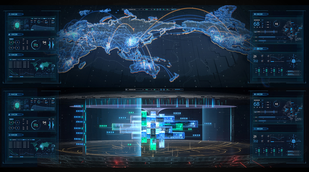 可视化屏幕贴图