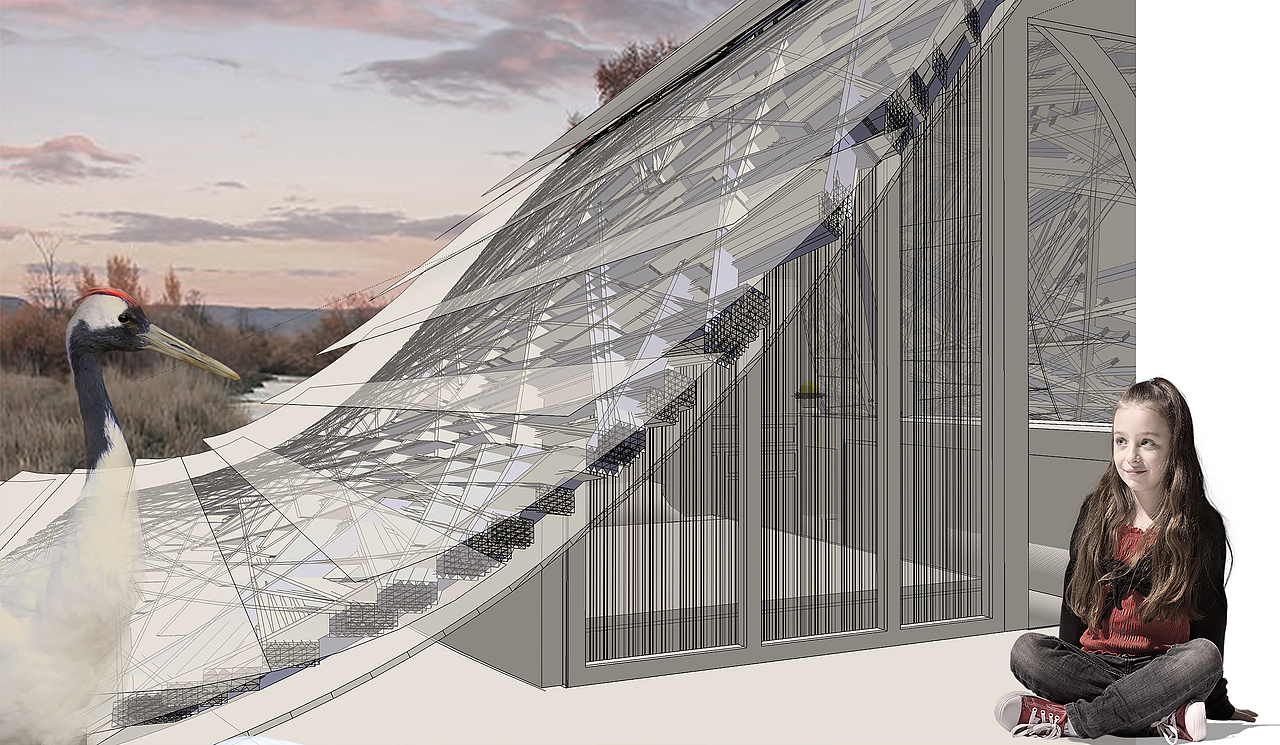 黄河口三角洲鸟类博物馆户外观鸟屋概念设计