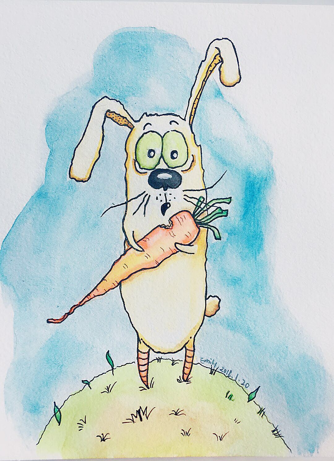 零碎彩铅、水彩画