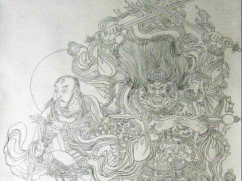 工筆白描（個人主頁-ZMjU2MjU0NzI=） - 創(chuàng)作習作 - 站酷設計師燊燊吖原創(chuàng)素材 - 站酷ZCOOL