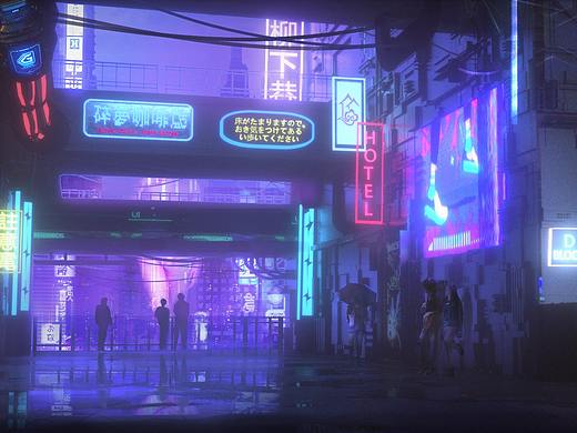 赛博朋克概念设计练习