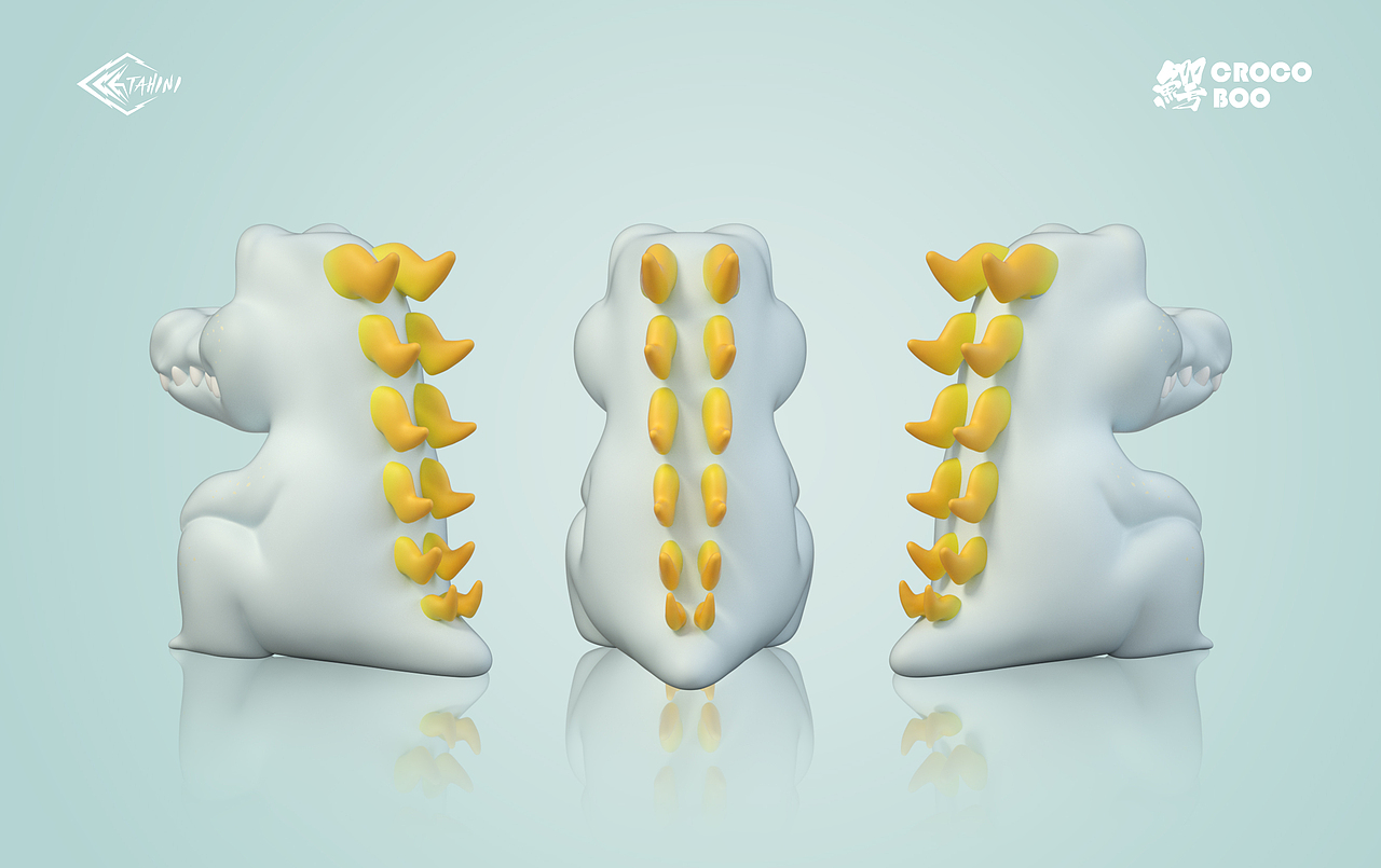 >CROCO-BOO/鳄鱼宝/潮玩（图ZMjAxMjA0NjQw） - 玩具 - 站酷设计师x芝麻匠x原创素材 - 站酷ZCOOL