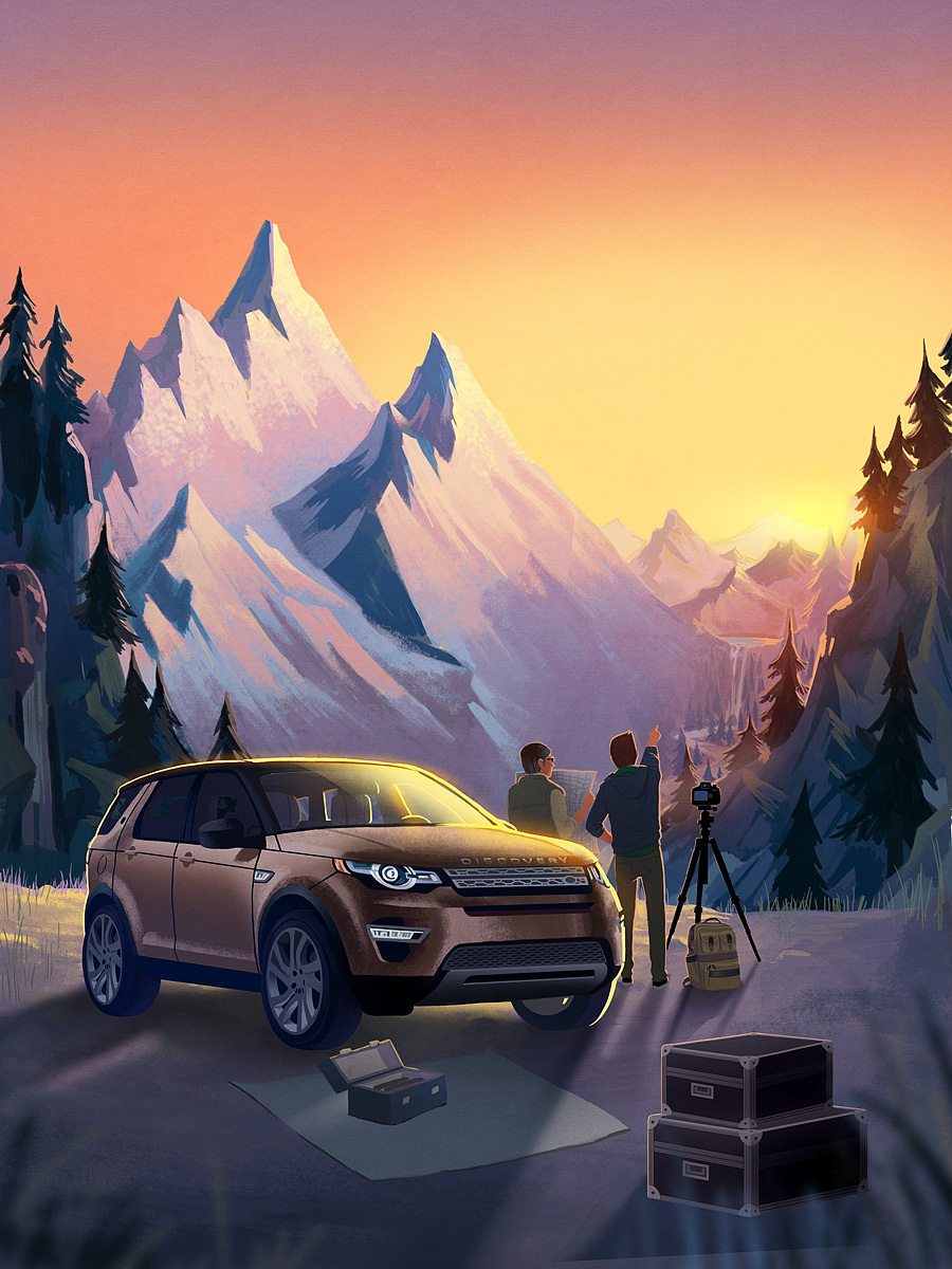 心的旅程，父亲节小记（图ZNTE2OTcxODA=） - 商业插画 - 站酷设计师zerohole原创素材 - 站酷ZCOOL