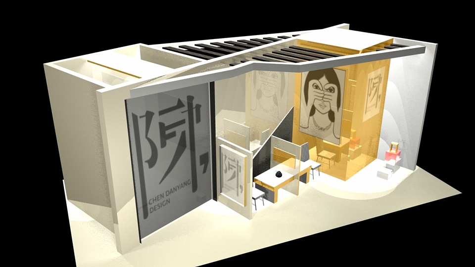 展位效果图（图ZMTczOTM3Nzg0） - 其他三维 - 站酷设计师设计狮Ming原创素材 - 站酷ZCOOL