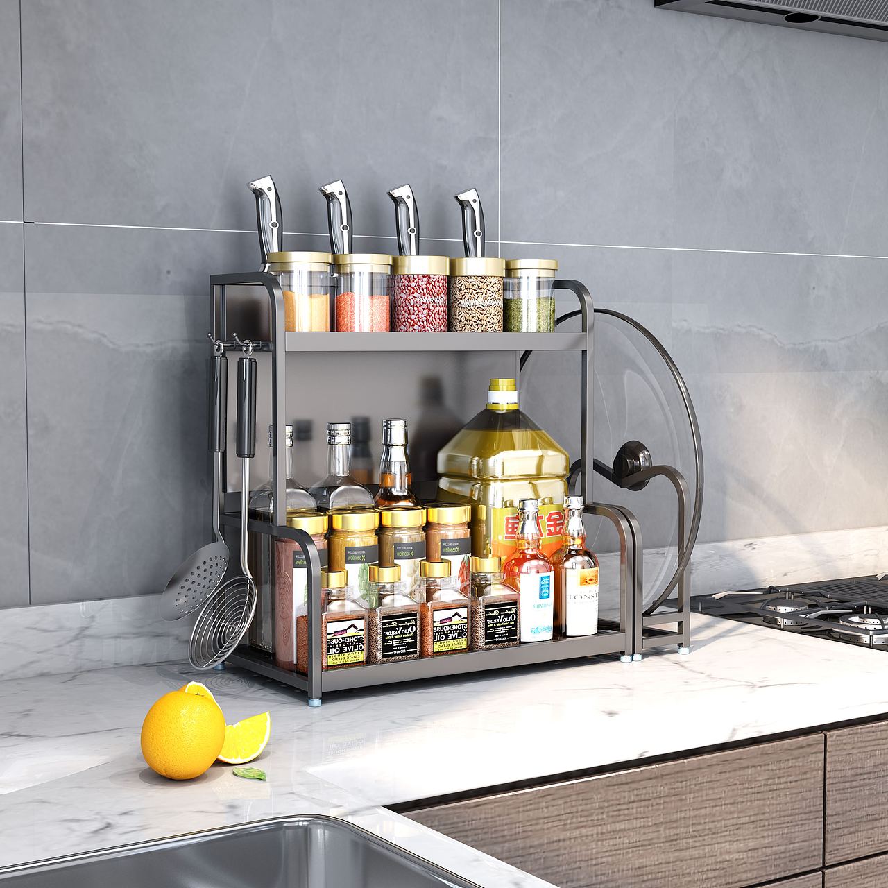 厨房调料架效果图