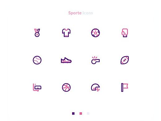 双色 线性icons