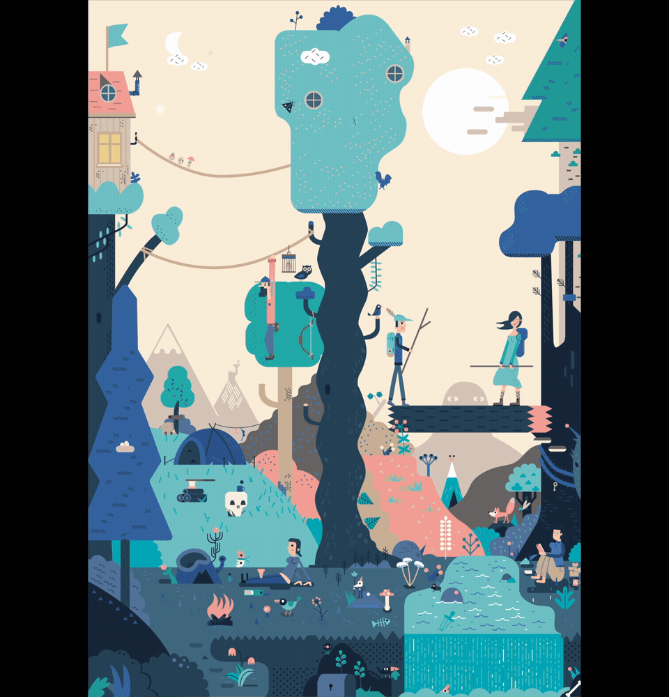 动态插画|插画|商业插画|咕的特_原创作品-站酷zcool