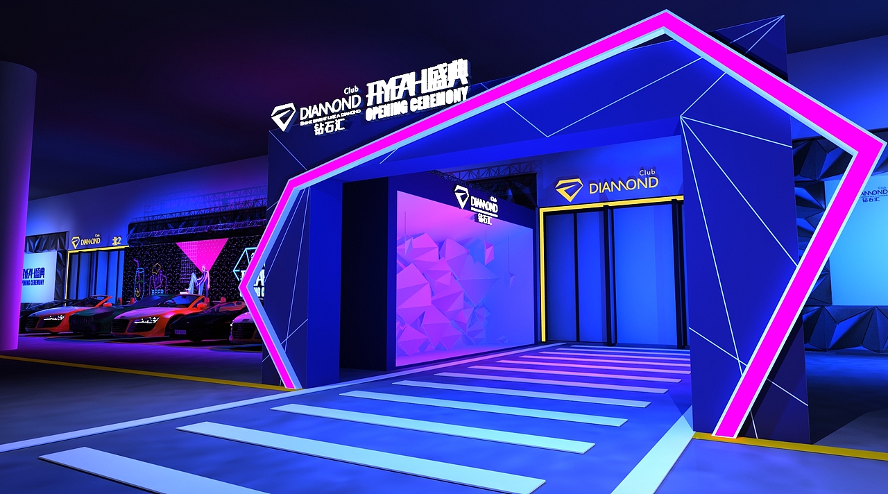 钻石酒吧开业活动（图ZMjc2MzM3MjM2） - 其他三维 - 站酷设计师3D超酷设计原创素材 - 站酷ZCOOL