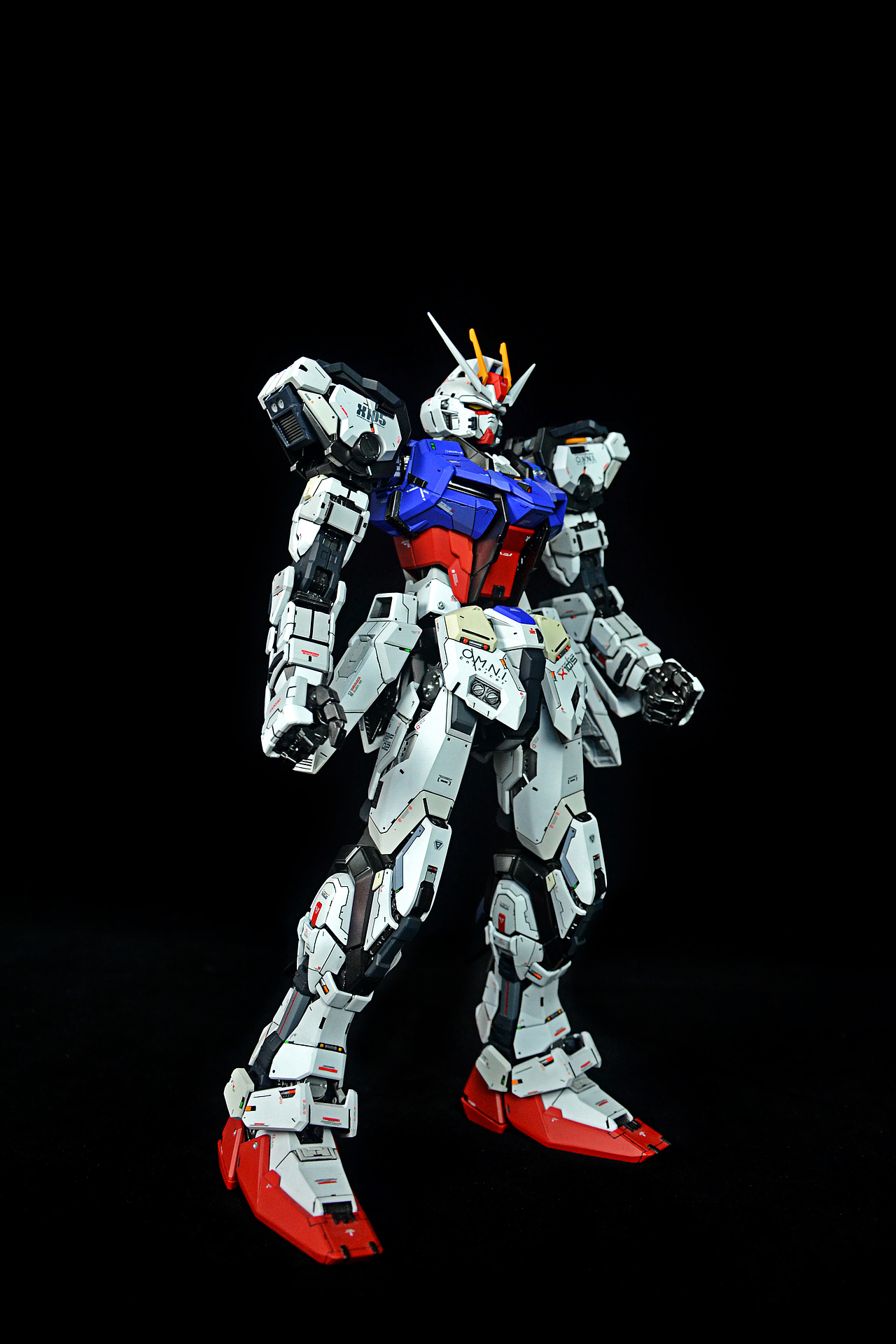 万代白突击强袭高达gk树脂改件pg1/60