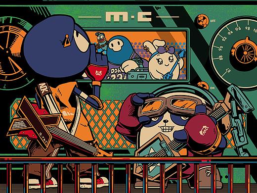 麦克熊猫漫画封面