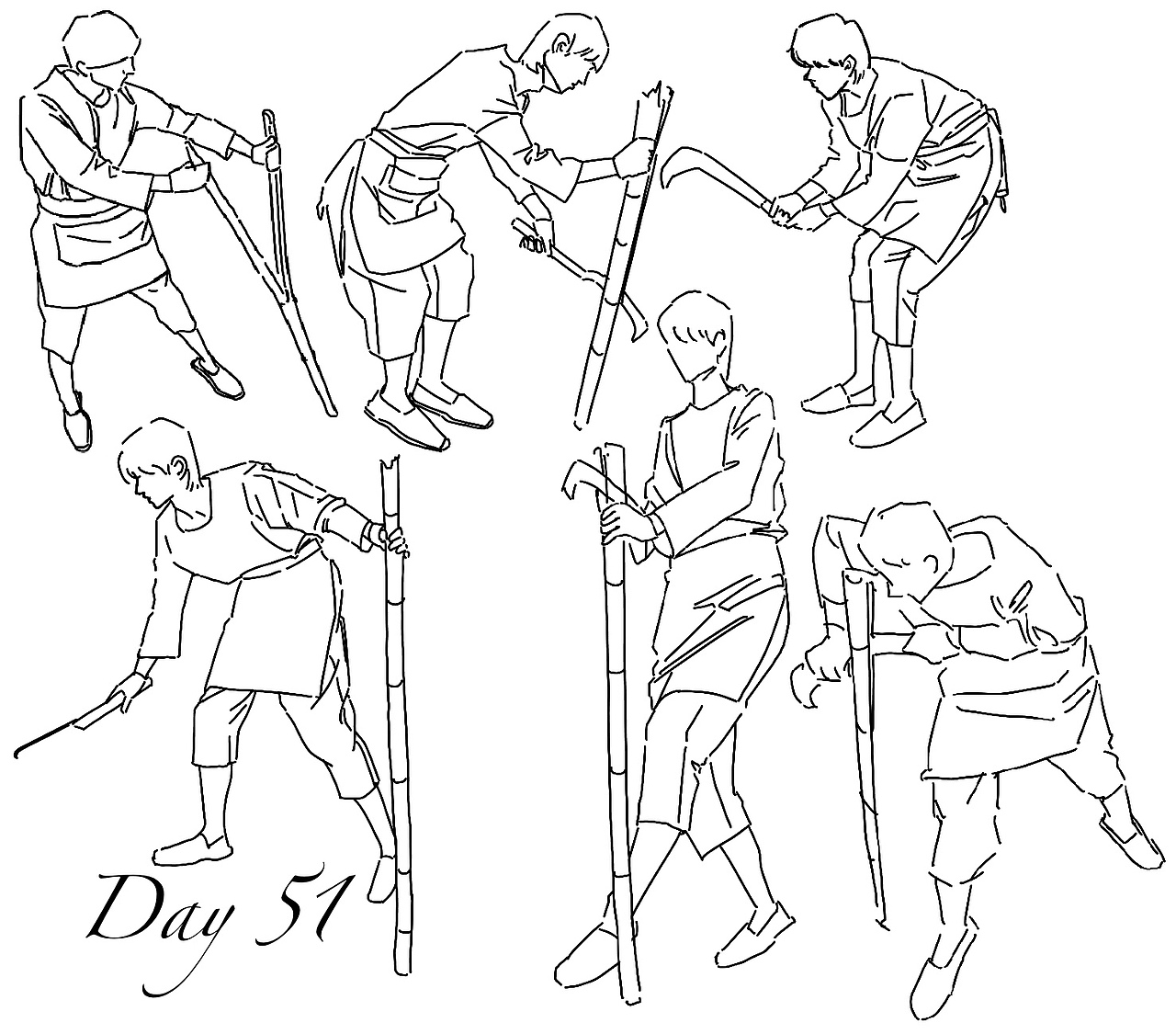 #速写60天挑战赛# day51@速写班长