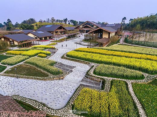 成都黄龙溪欢乐田园入口设计实景