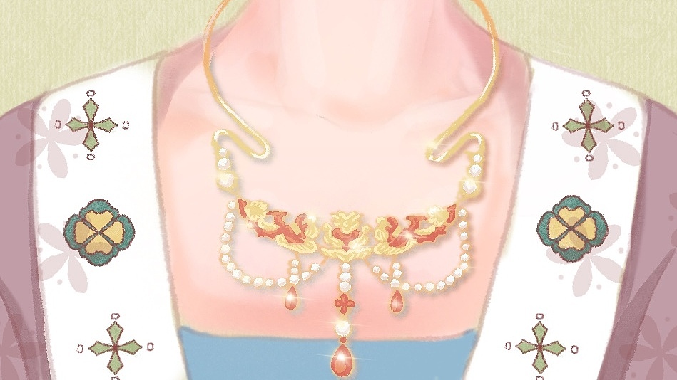 美女的冥想系列插画设计2