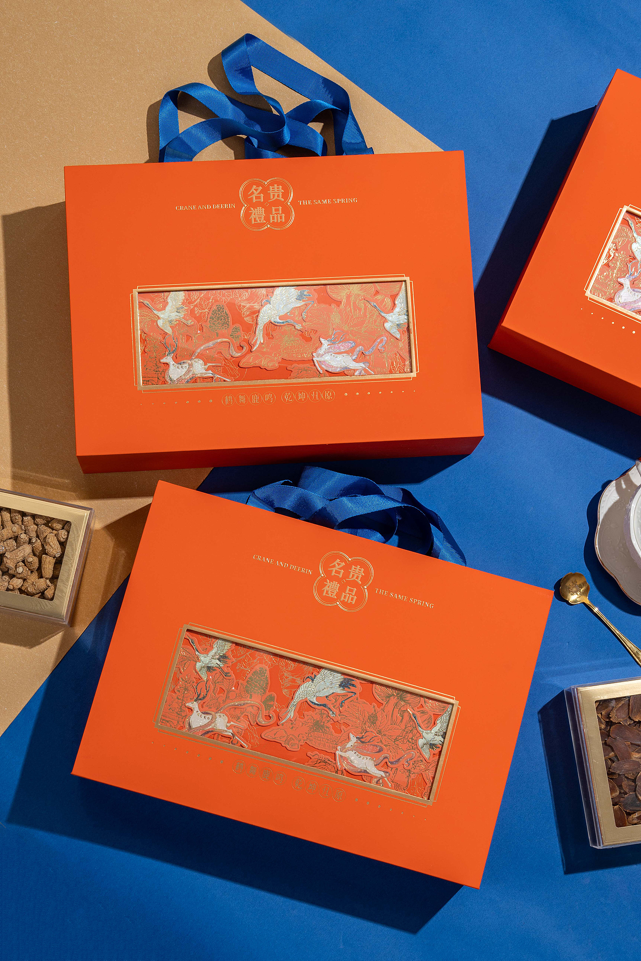 名贵礼品-滋补多拼礼盒（图ZMzM2MDM0MjI0） - 包装 - 站酷设计师喜橙包装原创素材 - 站酷ZCOOL