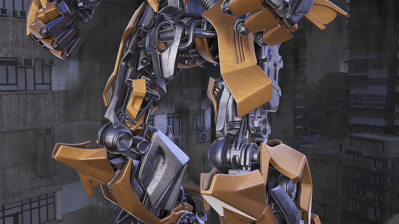 机甲大黄蜂CG短片