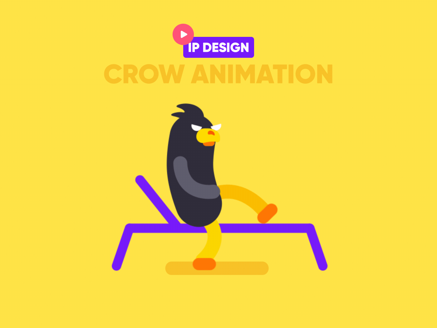 Crow Animation-乌鸦IP（图ZMzE0NzA3MTIw） - 动效设计 - 站酷设计师乌鸦CrowVision原创素材 - 站酷ZCOOL