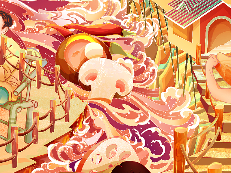 插画-重庆（图ZMzE0OTQ5MzIw） - 商业插画 - 站酷设计师睿睿紫原创素材 - 站酷ZCOOL