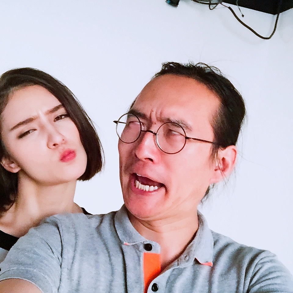 我和模特都不着调