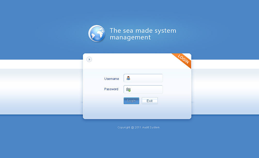 后台登陆程序|ui|图标|hujingweb - 原创作品 - 站酷 (zcool)