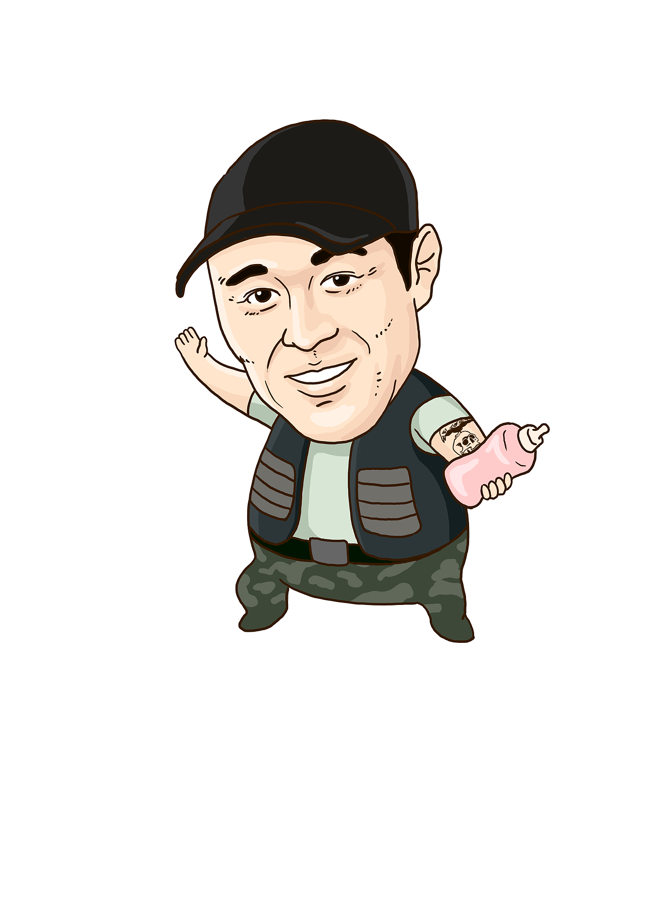 敢死队3 月饼篇和暖男篇（图ZMTk0Nzg2ODg=） - 商业插画 - 站酷设计师ReeboMa原创素材 - 站酷ZCOOL