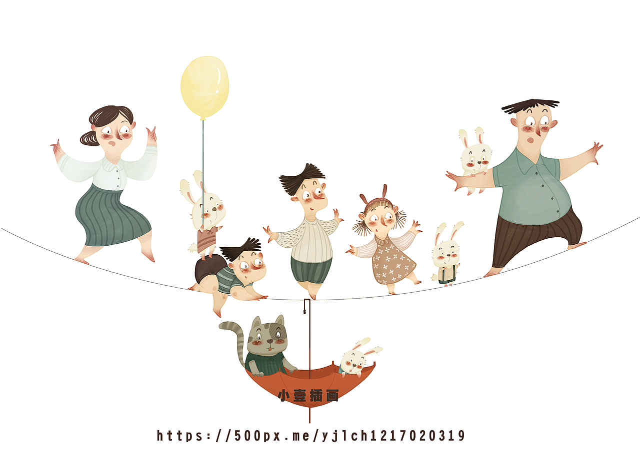 追忆童年（图ZNzc0MzYxNTY=） - 儿童插画 - 站酷设计师小壹插画原创素材 - 站酷ZCOOL