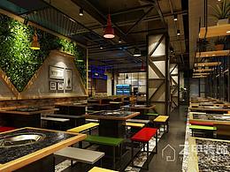 鑫源碟串串香|天水火锅店设计公司|天水火锅店装修设计
