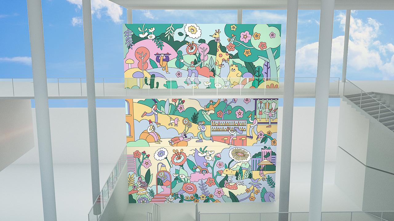 有氧更有YOUNG商业插画（图ZMjMzOTQyNjEy） - 商业插画 - 站酷设计师yawn雯静原创素材 - 站酷ZCOOL