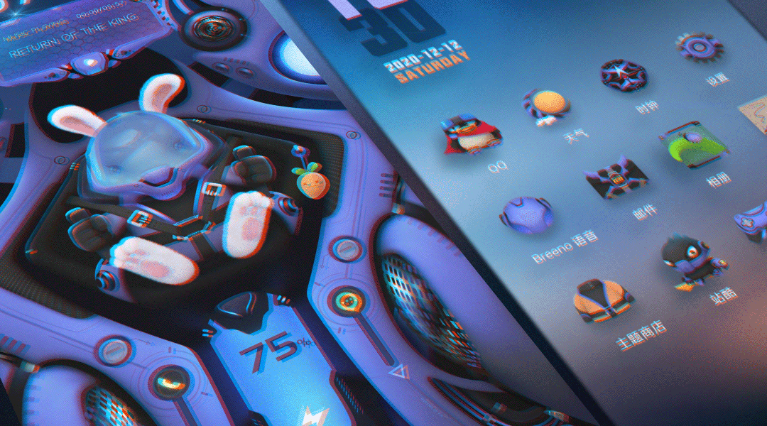 Space Corps-萌兔太空战队(图ZMjM4NjcyMTg4) - 主题/皮肤 - 站酷设计师7years原创素材 - 站酷ZCOOL