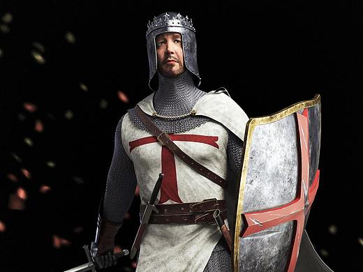 《十字軍戰(zhàn)士》（個(gè)人主頁(yè)-ZNDA5Mjg3MDQ=） - 人物/生物 - 站酷設(shè)計(jì)師血樹(shù)殘株原創(chuàng)素材 - 站酷ZCOOL