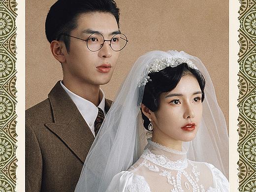 绝美民国风婚纱照（个人主页-ZNTM0MTc2MjA=） - 婚礼摄影 - 站酷设计师M花生阿姨M原创素材 - 站酷ZCOOL