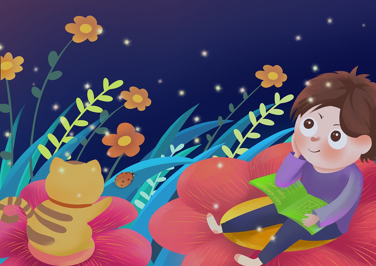 儿童插画(一个小朋友的成长历程)