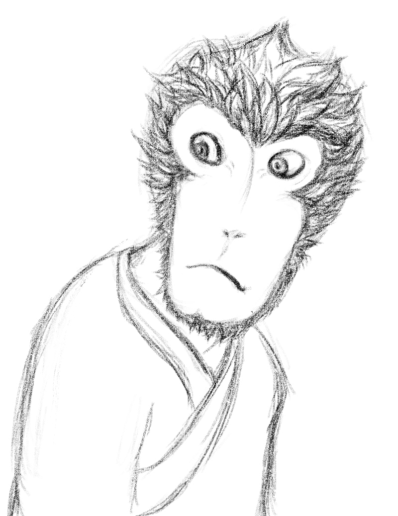 大圣归来手绘练习