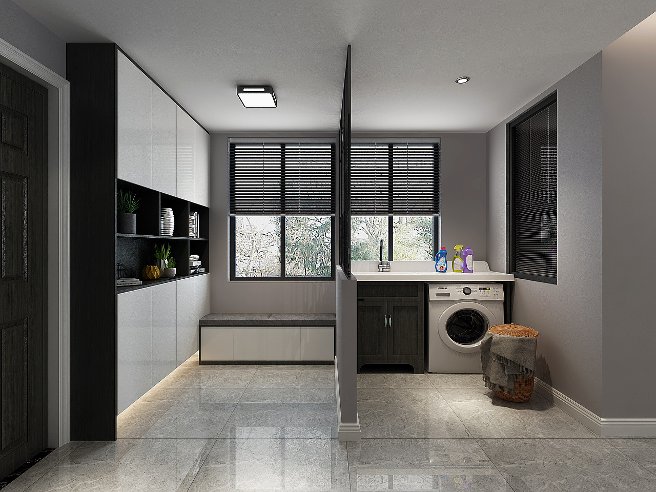 北欧黑白灰色调