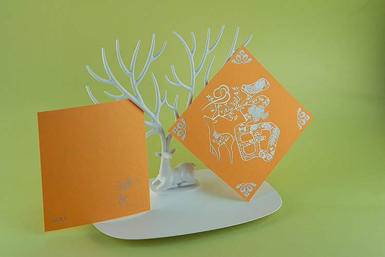 MOKA 莫小鹿福字工艺纪念卡（图ZMjUxMjcwOTI=） - 生活用品 - 站酷设计师乐汀设计工作室原创素材 - 站酷ZCOOL