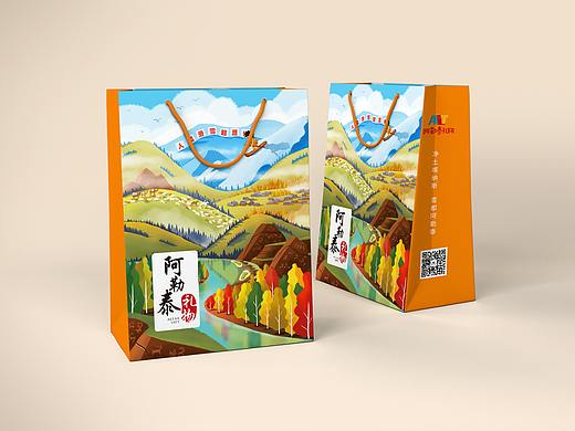 阿勒泰人文元素手绘包装