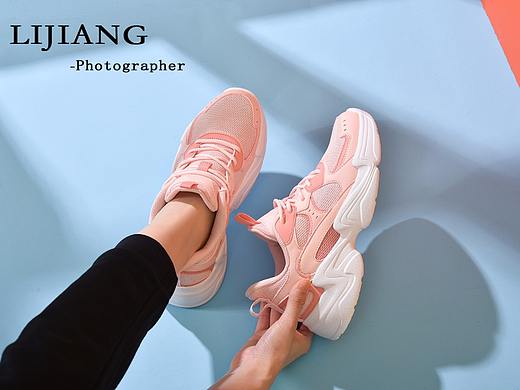 运动鞋拍摄