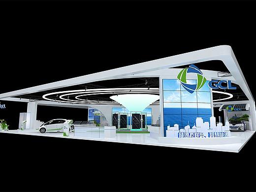 GCL能源展会设计效果图