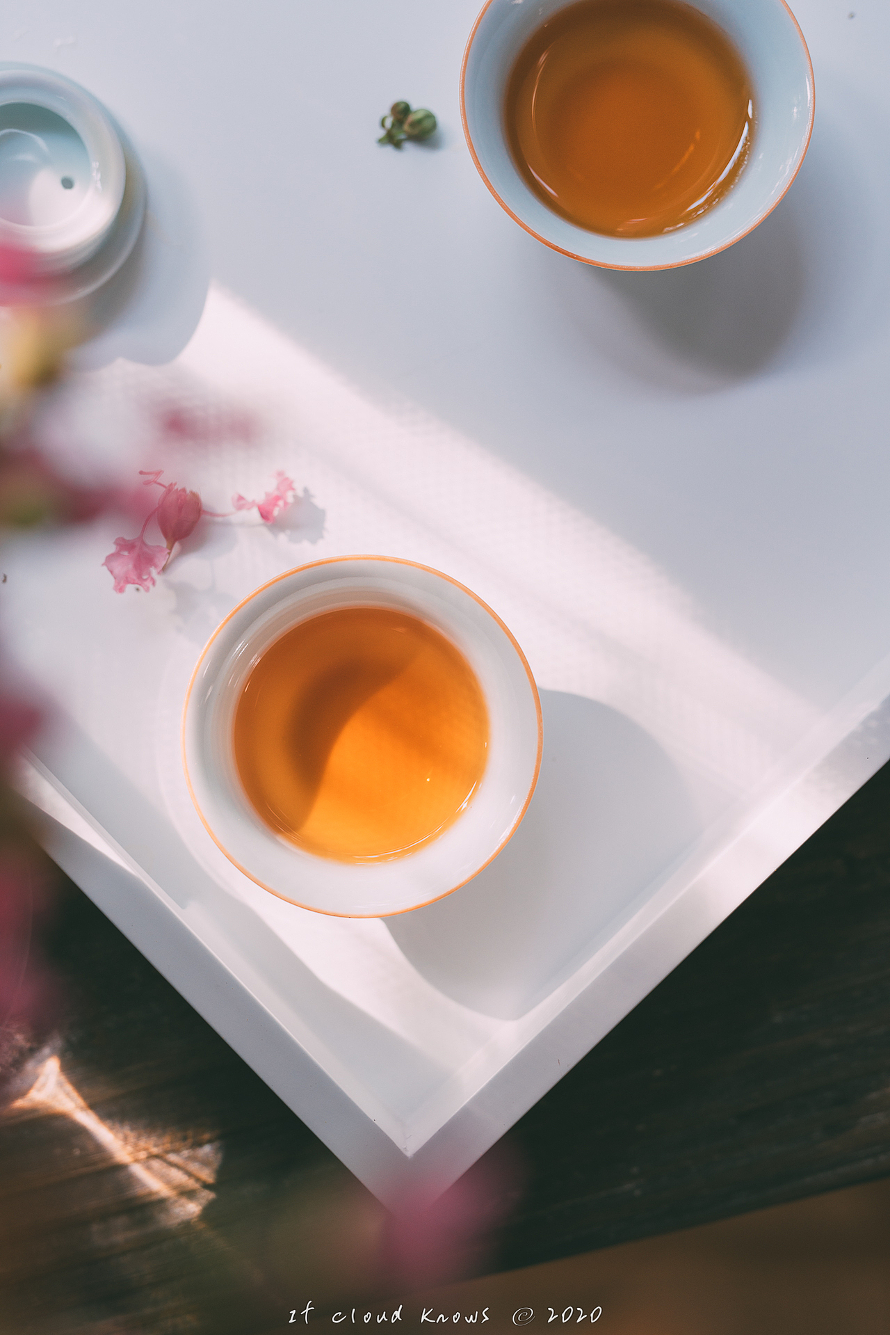 一组静物茶具拍摄