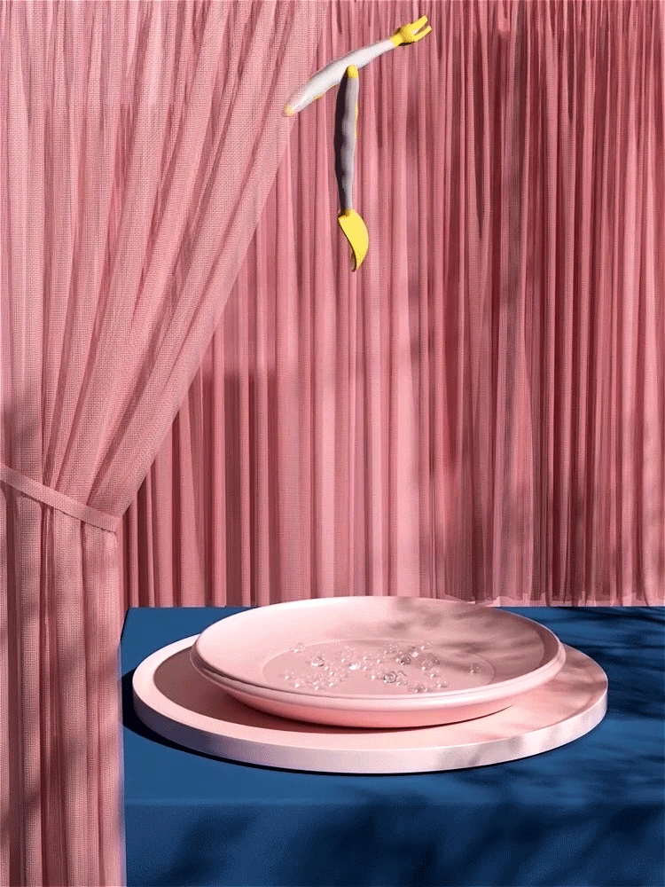 硅胶勺三维视频制作设计母婴儿童淘宝短视频动画策划